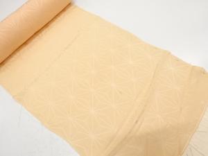 アンティーク　麻の葉模様織り出し　長襦袢地反物